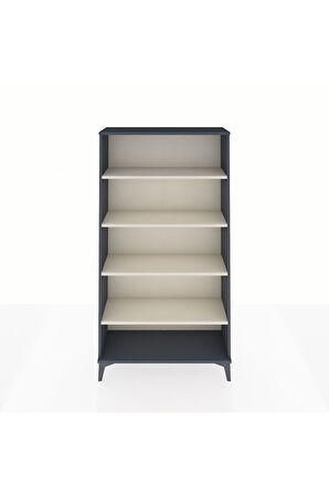 Arges Dolap 4 Raflı 88x30x163 Antrasit-Aytaşı