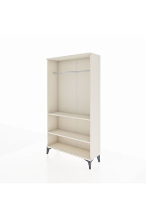 Arges Dolap 2 Raflı Kapaklı Tek Askılı 88x30x163 Aytaşı-Aytaşı