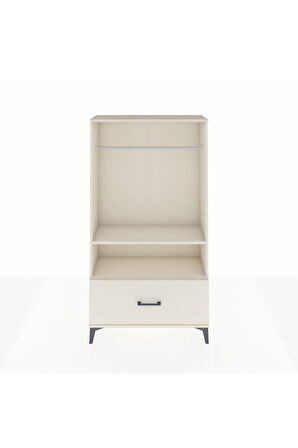 Arges Dolap 2 Raflı Tek Çekmeceli Tek Askılı 88x30x163 Aytaşı-Aytaşı