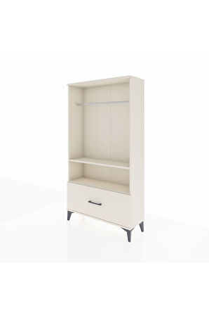 Arges Dolap 2 Raflı Tek Çekmeceli Tek Askılı 88x30x163 Aytaşı-Aytaşı