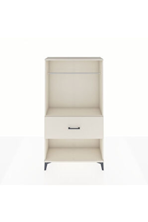 Arges Dolap Tek Raflı Tek Çekmeceli Tek Askılı 88x30x163 Aytaşı-Aytaşı
