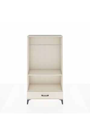 Arges Dolap 2 Raflı Tek Çekmeceli Tek Askılı 88x30x163 Aytaşı-Aytaşı
