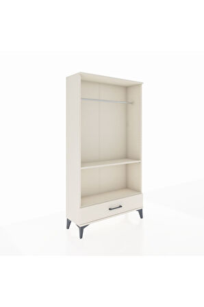 Arges Dolap 2 Raflı Tek Çekmeceli Tek Askılı 88x30x163 Aytaşı-Aytaşı