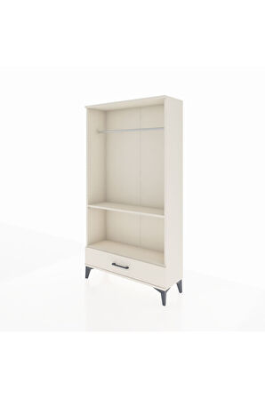 Arges Dolap 2 Raflı Tek Çekmeceli Tek Askılı 88x30x163 Aytaşı-Aytaşı