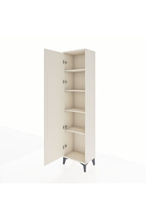 Arges Dolap 4 Raflı Tek Kapaklı 44x30x182 Aytaşı-Aytaşı