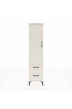 Arges Dolap 2 Raflı 2 Çekmeceli Tek Kapaklı 44x30x182 Aytaşı-Aytaşı