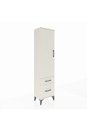 Arges Dolap 2 Raflı 2 Çekmeceli Tek Kapaklı 44x30x182 Aytaşı-Aytaşı