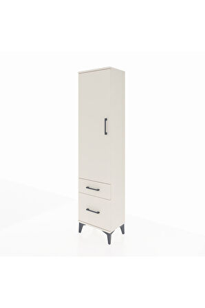 Arges Dolap 2 Raflı 2 Çekmeceli Tek Kapaklı 44x30x182 Aytaşı-Aytaşı