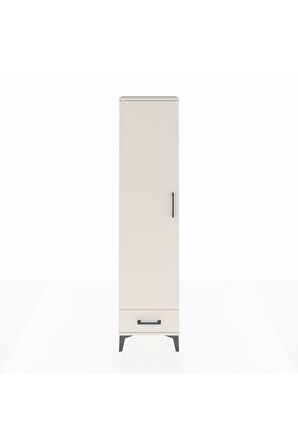 Arges Dolap 2 Raflı Tek Çekmeceli Tek Askılı 44x30x182 Aytaşı-Aytaşı