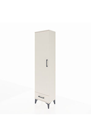 Arges Dolap 2 Raflı Tek Çekmeceli Tek Askılı 44x30x182 Aytaşı-Aytaşı