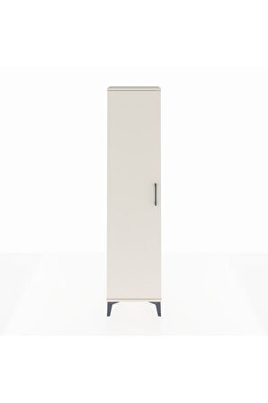 Arges Dolap Tek Raflı Tek Kapaklı Tek Askılı 44x30x182 Aytaşı-Aytaşı
