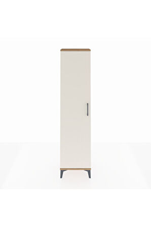 Arges Dolap Tek Raflı Tek Kapaklı Tek Askılı 44x30x182 Çam-Aytaşı