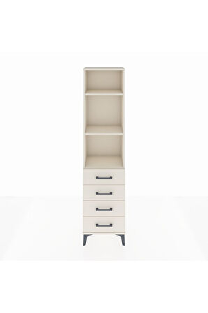 Arges Dolap 3 Raflı 4 Çekmeceli 44x30x182 Aytaşı-Aytaşı