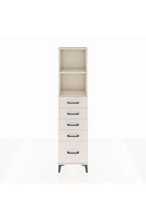 Arges Dolap 2 Raflı 5 Çekmeceli 44x30x182 Aytaşı-Aytaşı