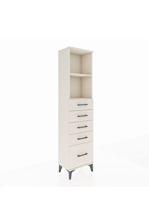 Arges Dolap 2 Raflı 5 Çekmeceli 44x30x182 Aytaşı-Aytaşı