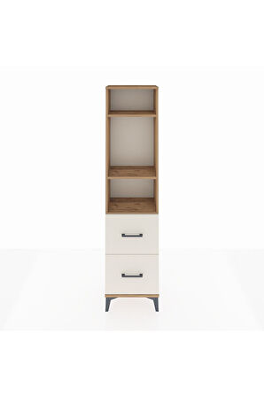 Arges Dolap 3 Raflı 2 Çekmeceli 44x30x182 Çam-Aytaşı
