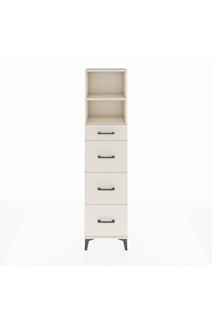 Arges Dolap 2 Raflı 4 Çekmeceli 44x30x182 Aytaşı-Aytaşı