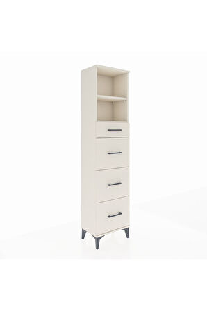 Arges Dolap 2 Raflı 4 Çekmeceli 44x30x182 Aytaşı-Aytaşı