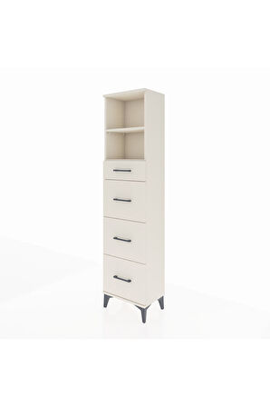 Arges Dolap 2 Raflı 4 Çekmeceli 44x30x182 Aytaşı-Aytaşı