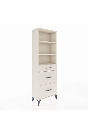 Arges Dolap 3 Raflı 3 Çekmeceli 60x30x182 Aytaşı-Aytaşı