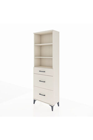 Arges Dolap 3 Raflı 3 Çekmeceli 60x30x182 Aytaşı-Aytaşı