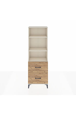 Arges Dolap 3 Raflı 2 Çekmeceli 60x30x182 Aytaşı-Çam