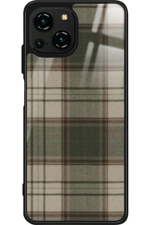 Reeder S23 Pro Max Uyumlu Yeşil Kare Tasarımlı Parlak Silikon Kılıf