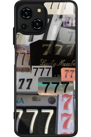 Reeder S23 Pro Max Uyumlu 777 Yazılı Parlak Silikon Kılıf