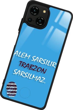 Reeder S23 Pro Max Uyumlu Trabzon Yazılı Parlak Silikon Kılıf