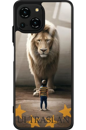 Reeder S23 Pro Max Uyumlu Aslan Tasarımlı Parlak Silikon Kılıf