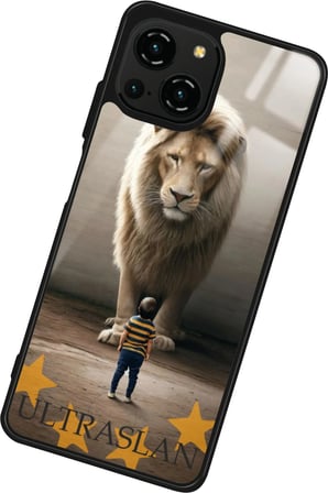 Reeder S23 Pro Max Uyumlu Aslan Tasarımlı Parlak Silikon Kılıf