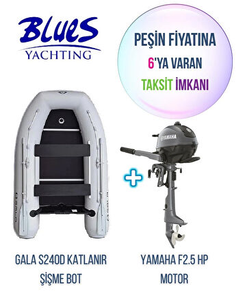 GALA S240D AHŞAP TABANLI + YAMAHA 2.5HP