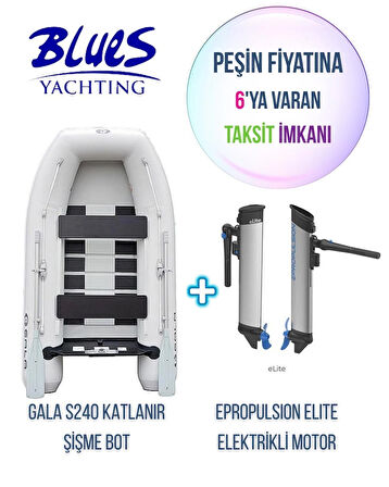 GALA S240 IZGARA TABANLI KATLANABİLİR ŞİŞME PVC BOT + ELITE
