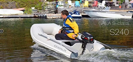 GALA S240 IZGARA TABANLI + MERCURY 3.5HP