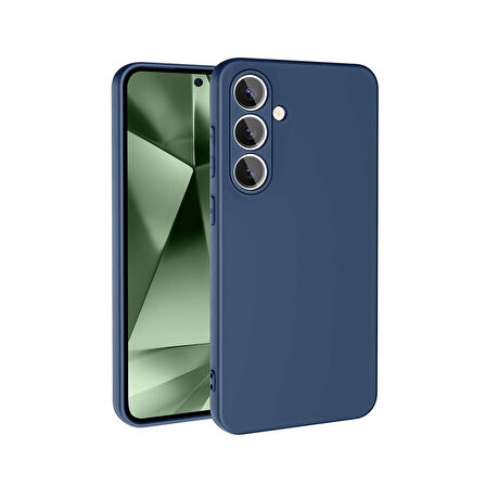 Forzacase Samsung Galaxy S24 FE ile uyumlu Liquid Serisi İçi Kadife Lansman Silikon Kılıf