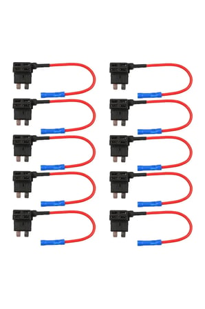 Oto Standart Bıçak Sigorta Çoklayıcı Fuse Tap 10 Adet