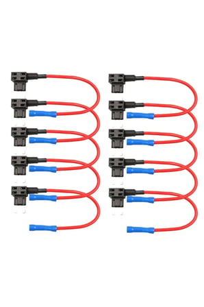 Oto Mini Bıçak Sigorta Çoklayıcı Fuse Tap 10 Adet