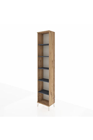 Arges Dolap 5 Raflı 44x30x221 Çam-Antrasit