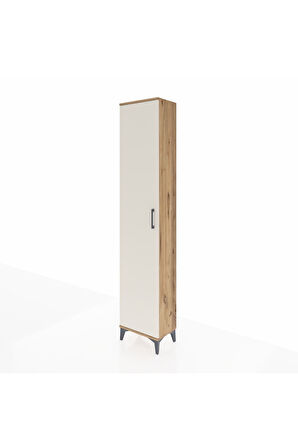 Arges Dolap 5 Raflı Tek Kapaklı 44x30x221 Çam-Aytaşı
