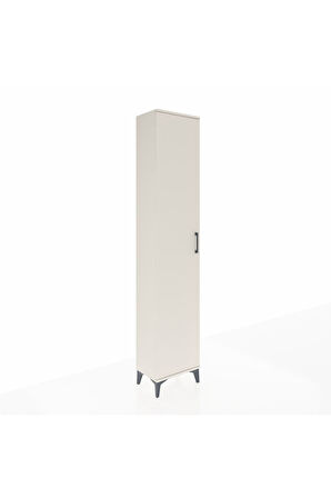 Arges Dolap 2 Raflı Tek Kapaklı Tek Askılı 44x30x221 Aytaşı-Aytaşı