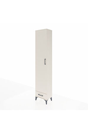 Arges Dolap 5 Raflı Tek Çekmeceli Tek Kapaklı 44x30x221 Aytaşı-Aytaşı