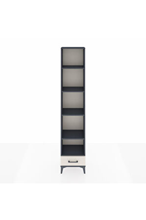 Arges Dolap 5 Raflı Tek Çekmeceli 44x30x221 Antrasit-Aytaşı