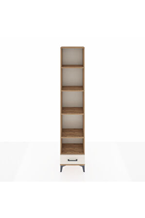 Arges Dolap 5 Raflı Tek Çekmeceli 44x30x221 Çam-Aytaşı