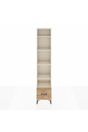 Arges Dolap 5 Raflı Tek Çekmeceli 44x30x221 Aytaşı-Çam