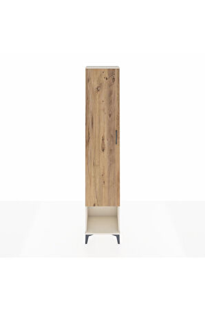 Arges Dolap 2 Raflı Tek Kapaklı Tek Askılı 44x30x221 Aytaşı-Çam