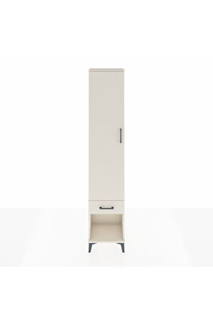 Arges Dolap 2 Raflı Tek Çekmeceli Tek Askılı 44x30x221 Aytaşı-Aytaşı