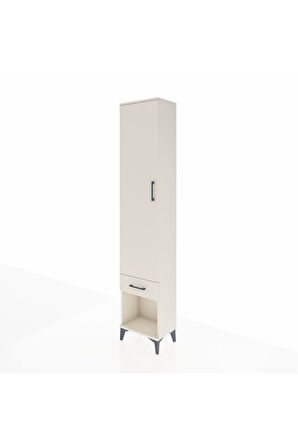 Arges Dolap 2 Raflı Tek Çekmeceli Tek Askılı 44x30x221 Aytaşı-Aytaşı