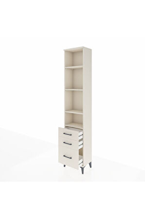 Arges Dolap 4 Raflı 3 Çekmeceli 44x30x221 Aytaşı-Aytaşı