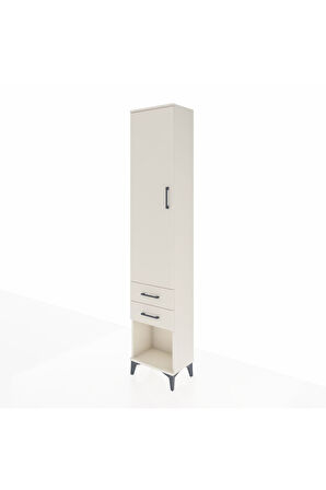 Arges Dolap 2 Raflı 2 Çekmeceli Tek Askılı 44x30x221 Aytaşı-Aytaşı