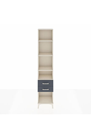 Arges Dolap 4 Raflı 2 Çekmeceli 44x30x221 Aytaşı-Antrasit